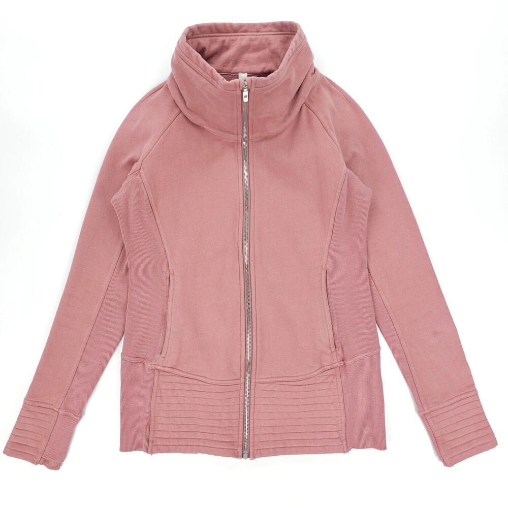 LULULEMON Radiant Jacket II Spanish Rose Fleece Athleisure Yoga Goprcore Sporty